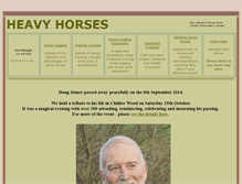Tablet Screenshot of heavyhorses.net